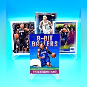 🔥Paolo Banchero Lot! 8-Bit Ballers + Topps Inserts + Haunted Hoops Insert! 😧